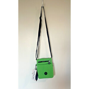 NWT 90s Style Kipling Applemint Green Crossbody Bag w Gorilla Charm Purse Travel